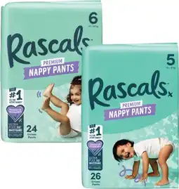 Coles Rascals Premium Nappy Pants-29 Pack offer
