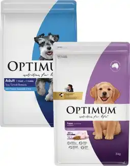Coles Optimum Dry Dog Food-3kg offer