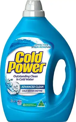 Coles Cold Power Laundry Liquid offer