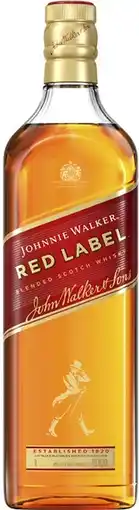 Coles Johnnie Walker Red Label Scotch Whisky offer
