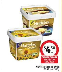 Coles Nuttelex Spread offer