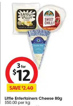 Coles Little entertainers cheese offer