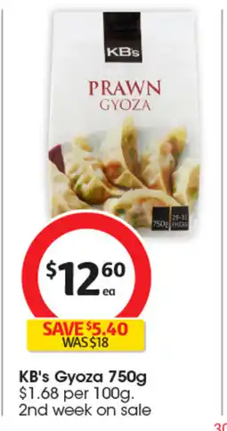 Coles Kb's gyoza offer