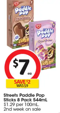 Coles Streets paddle pop sticks offer