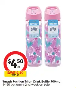 Coles Smash fashion tritan drink bottle offer