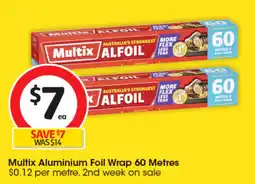 Coles Multix aluminium foil wrap 60 metres offer