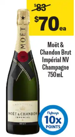 Coles Moët & chandon brut impérial nv champagne offer
