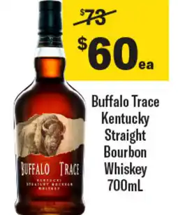 Coles Buffalo trace kentucky straight bourbon 700ml offer