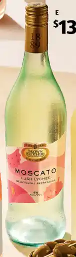 ALDI Brown brothers lychee moscato nv offer