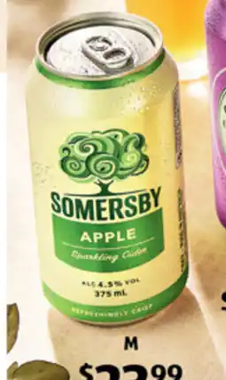 ALDI Somersby apple cider offer
