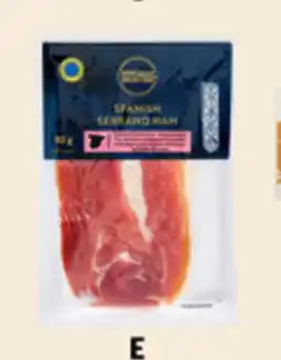 ALDI Specially selected spanish serrano ham offer
