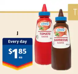 ALDI Colway sauce offer