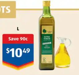 ALDI The olive tree extra virgin olive oil offer