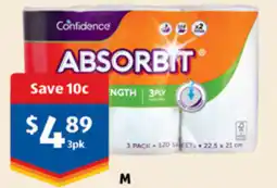 ALDI Confidence paper towel double length offer
