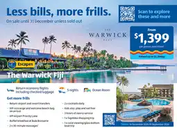 ALDI The Warwick Fiji offer