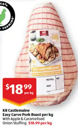 ALDI Kr castlemaine easy carve pork offer