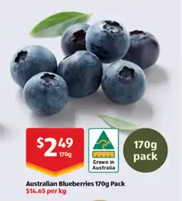 ALDI Australian Blueberries 170g Pack offer