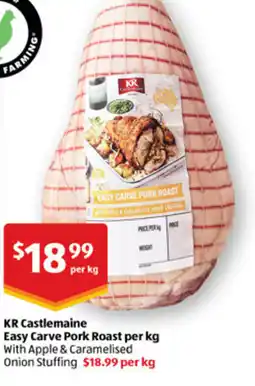 ALDI Kr castlemaine easy carve pork roast offer