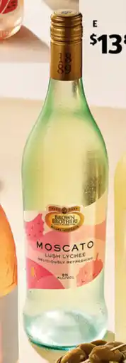 ALDI Brown brothers lychee moscato nv offer