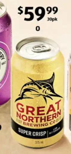 ALDI great northern super crisp lager 30 x 375ml offer