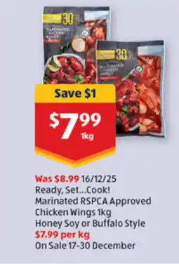 ALDI Marinated chicken wings offer