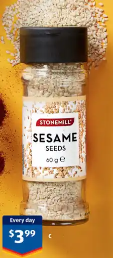 ALDI Stonemill sesame seeds offer