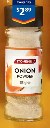 ALDI Stonemill Onion Powder offer