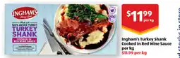 ALDI Ingham's turkey shank cooked in red wine sauce offer