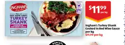 ALDI Ingham's Turkey Shank Cooked In Red Wine Sauce offer