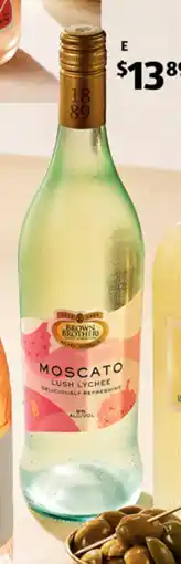 ALDI Brown brothers lychee moscato nv offer