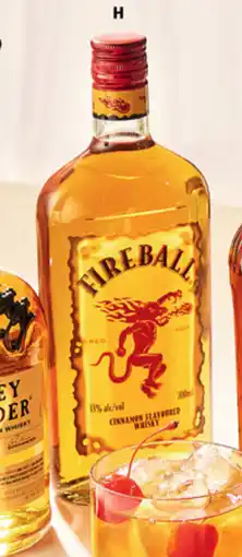 ALDI Fireball cinnamon flavoured whisky 700ml offer