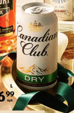 ALDI Canadian club whisky & dry 6 x 375ml offer