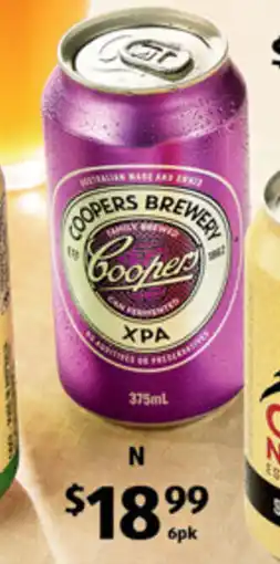 ALDI Coopers XPA 6 x 375ml offer