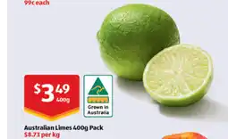 ALDI Australian limes offer
