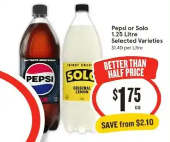 Pepsi or solo