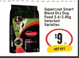 IGA Supercoat smart blend dry dog food offer