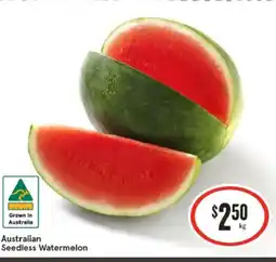 IGA Australian seedless watermelon offer