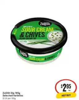IGA Zoosh dip offer