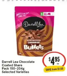 IGA Darrell lea chocolate coated share pack offer