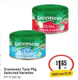 IGA Greenseas tuna offer