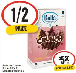 IGA Bulla Ice Cream Sticks offer
