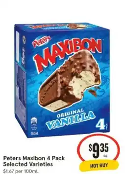 IGA Peters maxibon offer