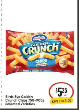 IGA Birds eye golden crunch chips offer