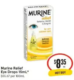 IGA Murine relief eye drops offer