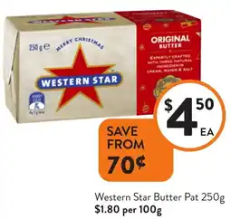 Foodworks Western Star Butter Pat offer