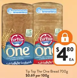 Foodworks Tip Top The One Bread offer