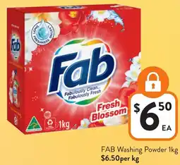 Foodworks Fab washing powder offer