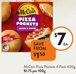 Foodworks McCain Pizza Pockets offer