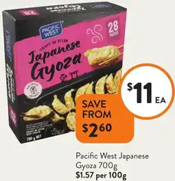 Foodworks Pacific West Japanese Gyoza offer