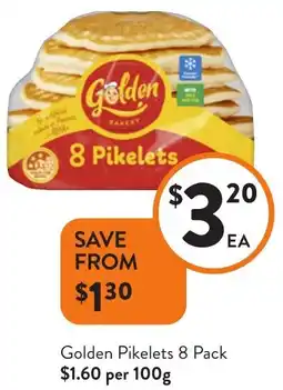 Foodworks Golden Pikelets offer